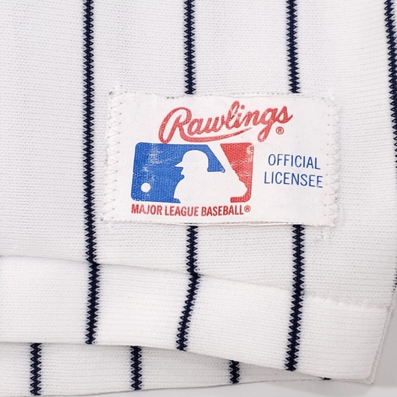 Rawlings Vintage 80s NY Yankees Baseball Jersey Men's LG - Picture 3 of 5